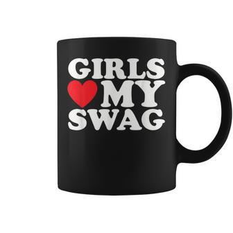 Girls Heart My Swag Hip Hop Love Coffee Mug - Thegiftio UK