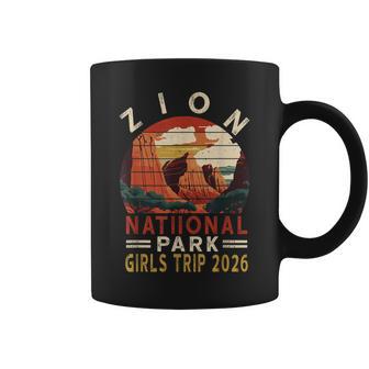 Girls Trip 2026 Zion National Park Mountain Hiking Souvenir Coffee Mug - Monsterry
