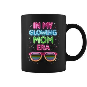 In My Glowing Mom Era Groovy Colorful Bright Coffee Mug - Thegiftio UK