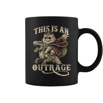 Goddammit Donut This Is An Outrage Princess Cat Meme Coffee Mug - Thegiftio UK