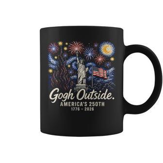 Gogh Outside America's 250Th 1776 2026 Starry Night Usa Coffee Mug - Thegiftio UK