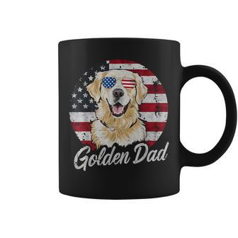 Golden Dad White English Cream Golden Retriever Dog Father Coffee Mug - Thegiftio UK