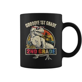 Goodbye 1St Grade Hello 2Nd Grade Graduation T Rex Boys Kids Coffee Mug - Thegiftio UK