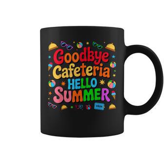 Goodbye Cafeteria Hello Summer Lunch Lady Last Day Of School Coffee Mug - Thegiftio UK