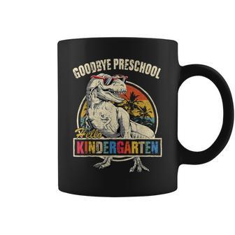 Goodbye Preschool Hello Kindergarten Graduation T Rex Boys Coffee Mug - Thegiftio UK