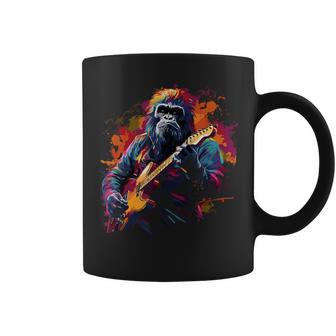 Gorille Joue Guitare Tasse - Cadeauxyz