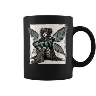 Goth Girl Cute Grunge Gothic Fairy Goth Emo Girl Coffee Mug - Thegiftio