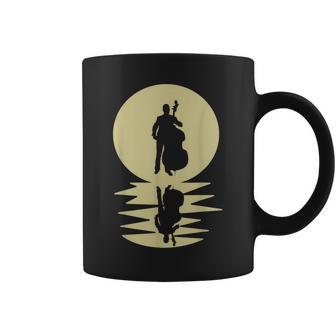 Gran Contrabajo Luna Regalo Música Taza de café - Regaloses