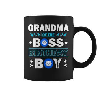 Grandma Of The Birthday Boy Baby Boss Family Love Coffee Mug - Thegiftio