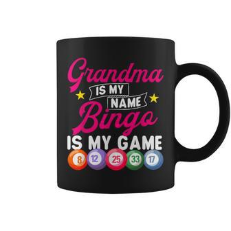 Grandma Is My Name Bingo Is My Game Bingo Lover Gambler Coffee Mug - Thegiftio UK