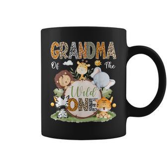 Grandma Of The Wild One First Birthday Safari Woodland Coffee Mug - Thegiftio