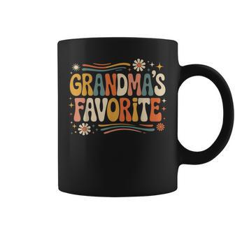 Grandmas Favorite Grandparent Grandchild Vintage Humor Coffee Mug - Thegiftio UK