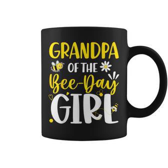 Grandpa Of The Bee Day Girl Birthday Party Family Matching Coffee Mug - Thegiftio UK