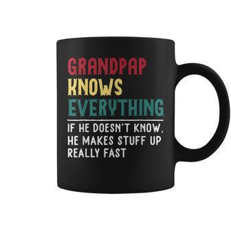 Grandpap Know Everything Fathers Day For Grandpap Coffee Mug - Thegiftio UK