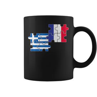 Grèce France Drapeau Grec Tasse - Cadeauxyz