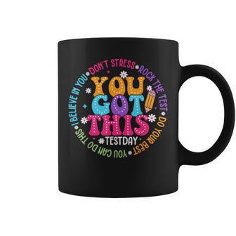 Groovy Test Day State Testing Teacher Men Coffee Mug - Thegiftio