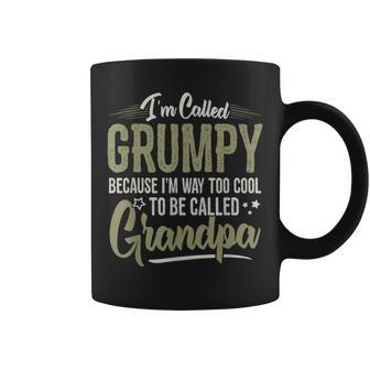 Grumpy For Grandpa Fathers Day I'm Called Grumpy Coffee Mug - Thegiftio UK