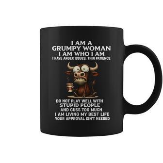 I Am A Grumpy Old Woman I Am Who I Am I Have Anger Issue Coffee Mug - Thegiftio