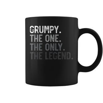 Grumpy One Only Legend Father's Day For Papa Grandpa Coffee Mug - Thegiftio