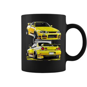 ブラック Gt R 32 Jdm スカイラインチューナー レーシングスタンス カードリフト コーヒーマグ - Kawaiitshirt