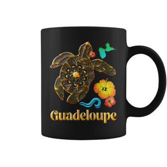 Guadeloupe Homme Et Enfant Tortue Hibiscus Mer Tasse - Cadeauxyz