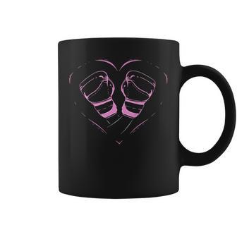 Guantes De Boxeo Calor Rosa Boxer In Mangas Taza de café - Regaloses