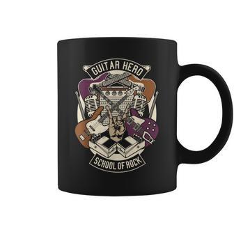 Guitar Heroes スクール オブ ロック ギター ラバー ギタリスト ギター コーヒーマグ - Kawaiitshirt