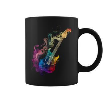 Guitare Électrique Couleurs Musicien Coloré Guitare Cadeau P Tasse - Cadeauxyz