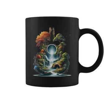 Guitare Nature Hommes S Guitariste Guitare Acoustique Guitariste Tasse - Cadeauxyz