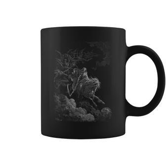 Gustave Doré Muerte En El Caballo Pálido Grim Reaper 1865 Taza de café - Regaloses