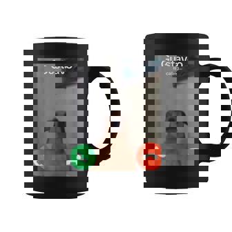 Gustavo The Dog Is Calling Meme Gen Z Alpha Brainrot Coffee Mug | Seseable CA