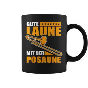 Gute Laune Mit Der Posaune Lustiges Posaunenpieler Tassen - Seseable