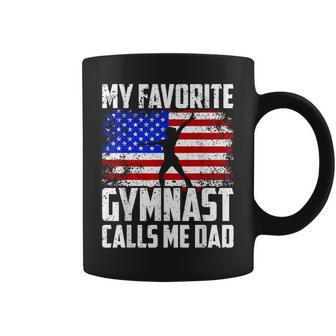 Gymnast Dad Gymnastics Daughter Fathers Day From Kid Coffee Mug - Thegiftio UK