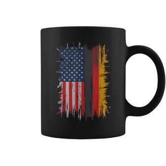 Half German Half American Usa Flag Germany America Coffee Mug - Thegiftio UK