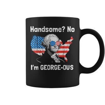 Handsome No Georgeous Washington 4Th Of July Fourth Coffee Mug - Thegiftio UK