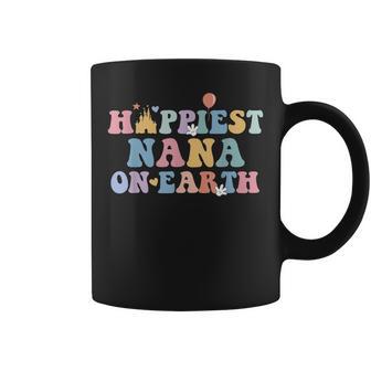Happiest Nana On Earth Happiest Grandma Matching Family Trip Coffee Mug | Mazezy