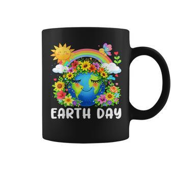 Happy Earth Day Floral Earth Day Boys Girls Coffee Mug | Mazezy