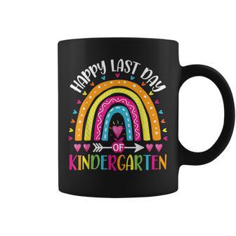 Happy Last Day Of Kindergarten Summer Vacay Teacher Rainbow Coffee Mug - Thegiftio UK