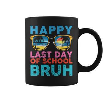 Happy Last Day Of School Bruh Cute Sunglass Kids Boys Girls Coffee Mug - Thegiftio