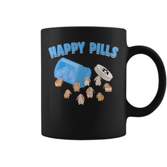 Happy Pills うさぎ 面白い ホーランドロップ バニー 恋人 ユーモア コーヒーマグ - Kawaiitshirt