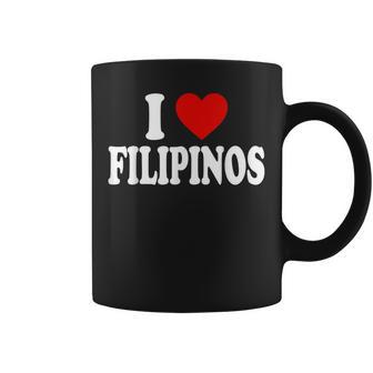 I Heart Love Filipinos Coffee Mug - Monsterry