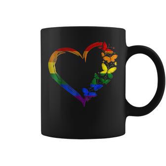 Heart Love Lgbt Gay Lesbian Pride Month Coffee Mug - Thegiftio