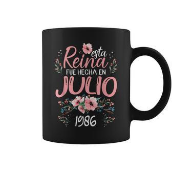 Hecha En Julio 1986 Regalo 40 Años Cumpleaños Taza de café - Regaloses