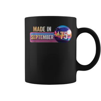 Hecho Eneptiembre De 1975 Impresionante Desde 1975 Cumpleañosintage In Mangas Taza de café - Regaloses