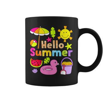Hello Summer Happy Last Day School Summer Vacation Toddler Coffee Mug - Thegiftio UK