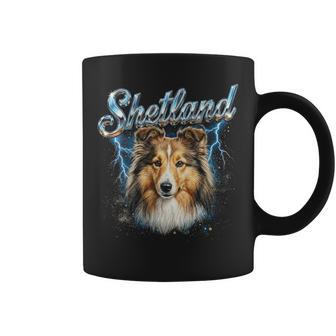 Hetlandintage 90S Dog Lover 80'Shetland Hommes S Tasse - Cadeauxyz