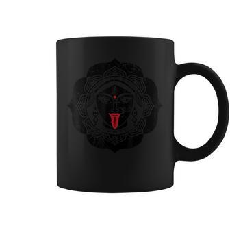 Hinduism Goddess Kali For Diwali Festival -Adulto Gris Talla Manga Larga Clásico Kali Hindú Deidad Diosa Indiaagrado Yoga Puja Taza de café - Regaloses