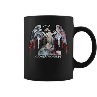Hip Hop Angel Vintage Edgy Y2k Backprint Streetwear Angel Coffee Mug - Thegiftio UK