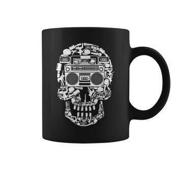 Hip Hop Boombox Con Diseño De Calavera Para Es Hombres Y Niños Taza de café - Regaloses