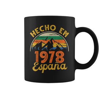 Hombre Cumpleaños 45 Años Hecho En 1978 España Taza de café - Regaloses